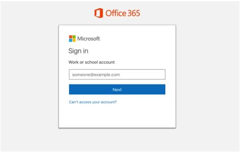 office 365 portal sign in.